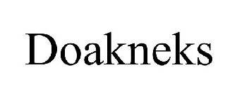 DOAKNEKS