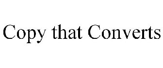COPY THAT CONVERTS