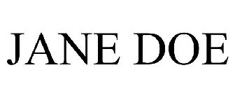 JANE DOE