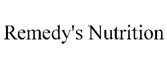 REMEDY'S NUTRITION