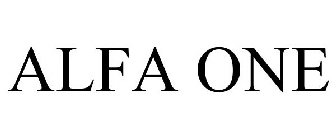 ALFA ONE