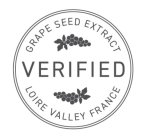 GRAPE SEED EXTRACT VERIFIED LOIRE VALLEY FRANCE