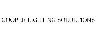 COOPER LIGHTING SOLUTIONS