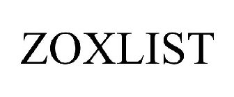 ZOXLIST