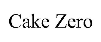 CAKE ZERO