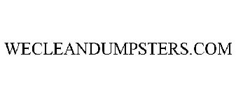 WECLEANDUMPSTERS.COM