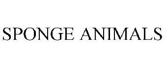 SPONGE ANIMALS