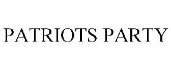 PATRIOTS PARTY
