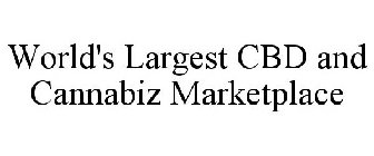 WORLD'S LARGEST CBD AND CANNABIZ MARKETPLACE