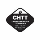 CHTT CERTIFIED HOT TUB TECHNICIAN POOL & HOT TUB PROFESSIONALS ASSOC.HOT TUB PROFESSIONALS ASSOC.