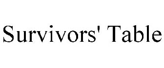 SURVIVORS' TABLE