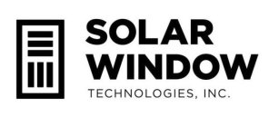 SOLAR WINDOW TECHNOLOGIES, INC.