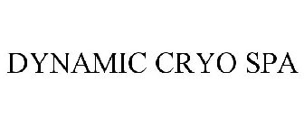 DYNAMIC CRYO SPA