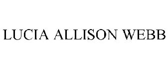 LUCIA ALLISON WEBB