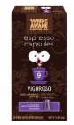 WIDE AWAKE COFFEE CO ESPRESSO CAPSULES VIGOROSO