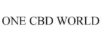 ONE CBD WORLD