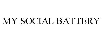 MY SOCIAL BATTERY