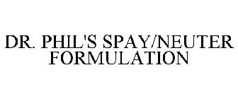 DR. PHIL'S SPAY/NEUTER FORMULATION