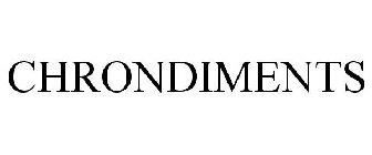CHRONDIMENTS