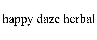 HAPPY DAZE HERBAL