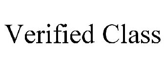 VERIFIED CLASS