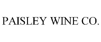 PAISLEY WINE CO.