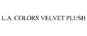 L.A. COLORS VELVET PLUSH