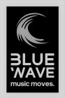 BLUE WAVE MUSIC MOVES.