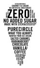 #ZEROCOMPROMISE GOURMET ICE CREAM NO ARTIFICIAL SWEETENERS SMOOTH SWEET ZERO REFRESHING GUILT-FREE NATURAL NO ADDED SUGAR MADE WITH STEVIA FROZEN DESSERT RICH CREAMY TASTE PURECIRCLE WHAT YOU ALWAYS W