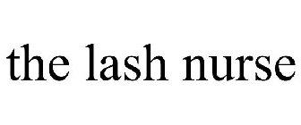 THE LASH NURSE