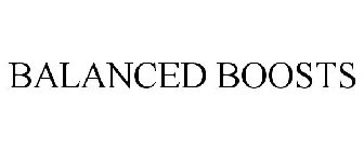 BALANCED BOOSTS