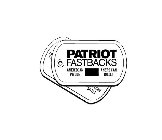 PATRIOT FASTBACKS AMERICAN PRIDE AMERICAN BUILT