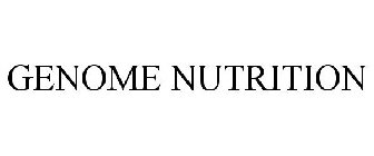 GENOME NUTRITION