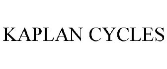 KAPLAN CYCLES