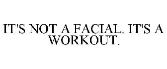 IT'S NOT A FACIAL. IT'S A WORKOUT.