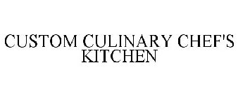 CUSTOM CULINARY CHEF'S KITCHEN