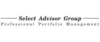 SELECT ADVISOR GROUP PROFESSIONAL PORTFOLIO MANAGEMENT