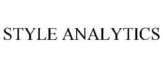 STYLE ANALYTICS