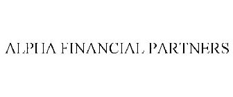 ALPHA FINANCIAL PARTNERS