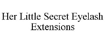 HER LITTLE SECRET EYELASH EXTENSIONS