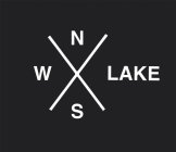 S W N LAKE X