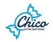 CHICO GOT THAT SWEET FEELING!