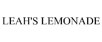 LEAH'S LEMONADE