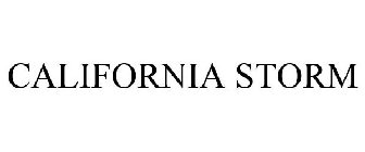 CALIFORNIA STORM