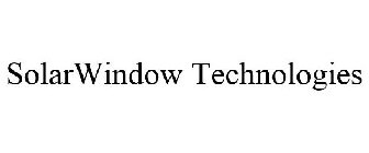 SOLARWINDOW TECHNOLOGIES