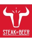 STEAK AND BEER