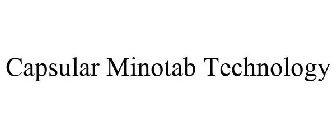 CAPSULAR MINOTAB TECHNOLOGY