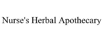 NURSE'S HERBAL APOTHECARY