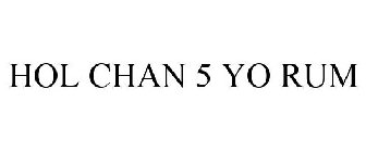 HOL CHAN 5 YO RUM