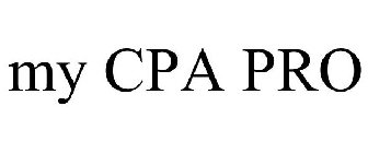 MY CPA PRO
